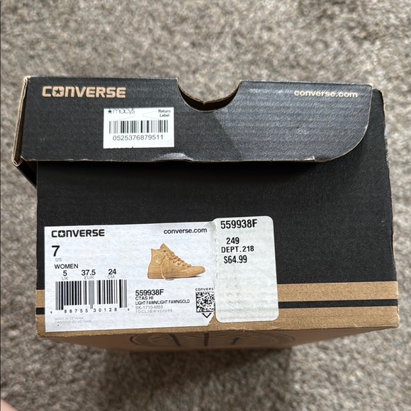Converse High-Top Fawn Gold - Picture 2 of 7